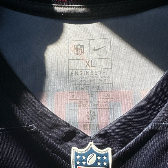 Nike Men's Navy and Red Football Jersey - Picture 2 of 4